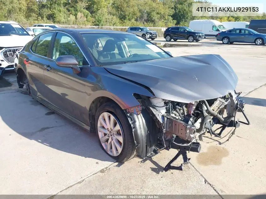 4T1C11AKXLU929153 2020 Toyota Camry Le