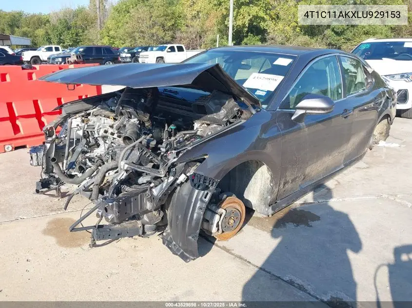 4T1C11AKXLU929153 2020 Toyota Camry Le