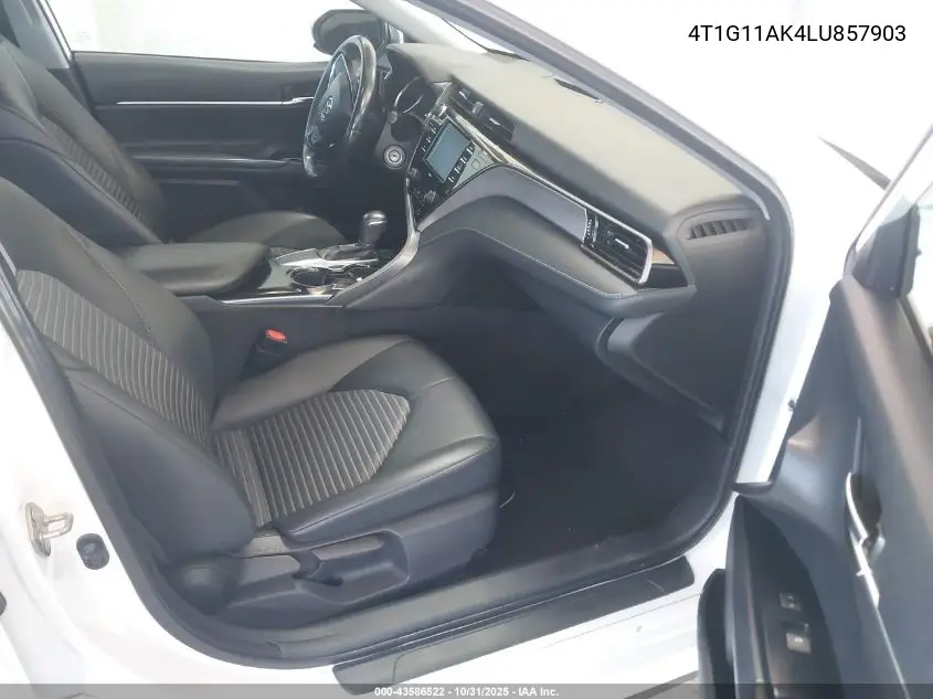 4T1G11AK4LU857903 2020 Toyota Camry Se