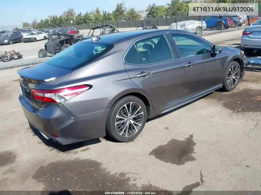 4T1G11AK9LU912006 2020 Toyota Camry Se