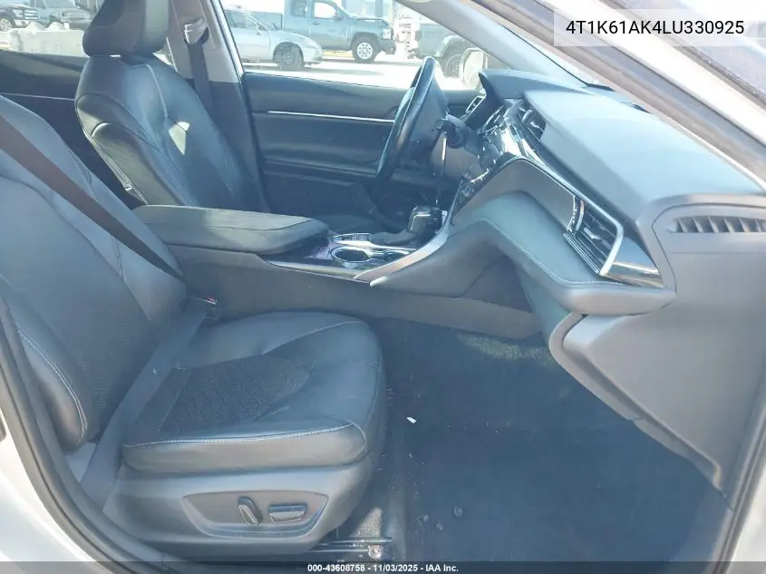 4T1K61AK4LU330925 2020 Toyota Camry Xse