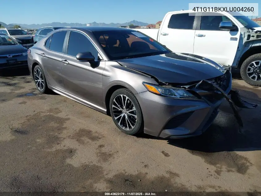 4T1G11BKXLU004260 2020 Toyota Camry Se Awd