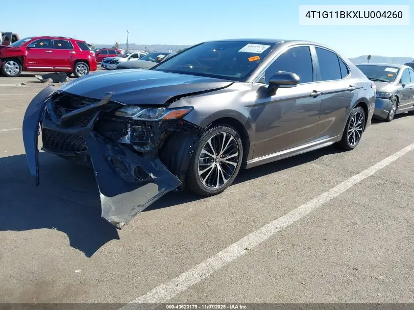 4T1G11BKXLU004260 2020 Toyota Camry Se Awd