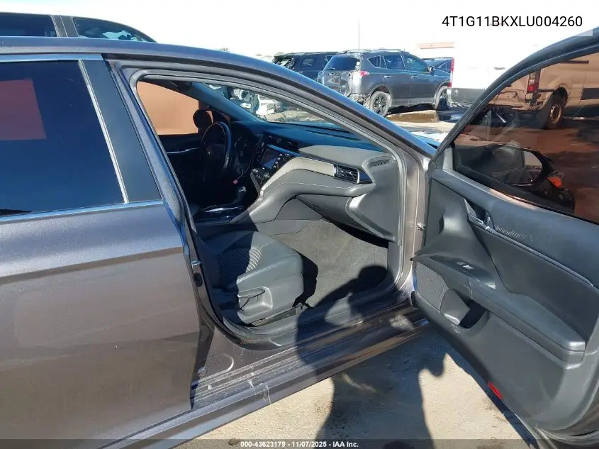 4T1G11BKXLU004260 2020 Toyota Camry Se Awd