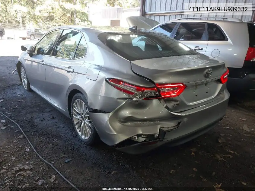 4T1F11AK9LU939332 2020 Toyota Camry Xle