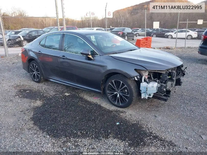 4T1M11AK8LU322995 2020 Toyota Camry Se