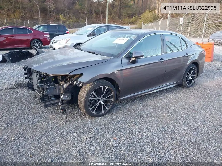 4T1M11AK8LU322995 2020 Toyota Camry Se
