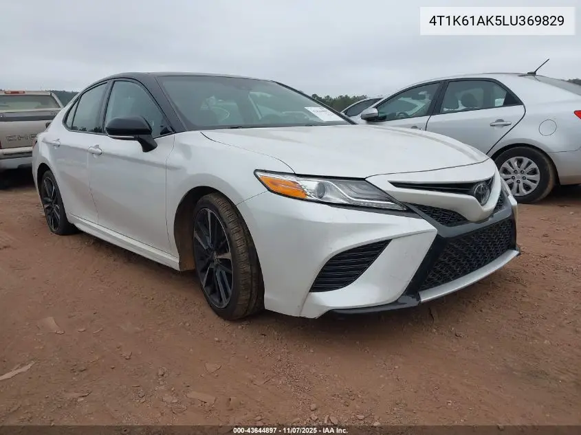 4T1K61AK5LU369829 2020 Toyota Camry Xse