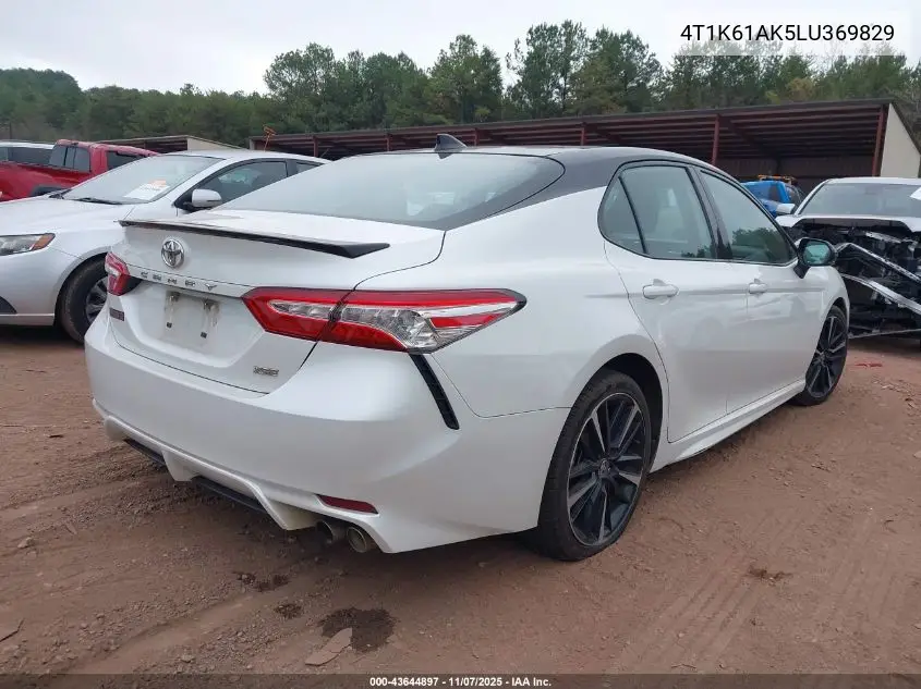 4T1K61AK5LU369829 2020 Toyota Camry Xse