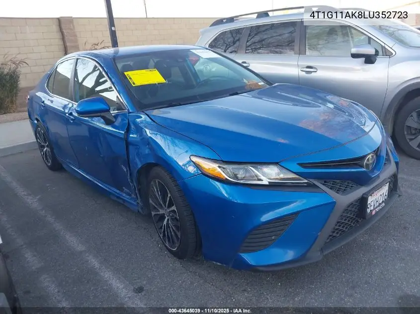 4T1G11AK8LU352723 2020 Toyota Camry Se