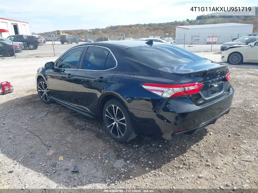 4T1G11AKXLU951719 2020 Toyota Camry Se