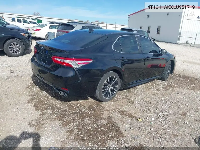 4T1G11AKXLU951719 2020 Toyota Camry Se