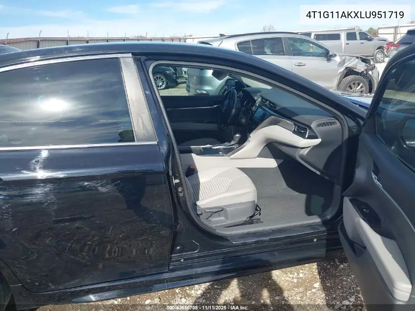 4T1G11AKXLU951719 2020 Toyota Camry Se