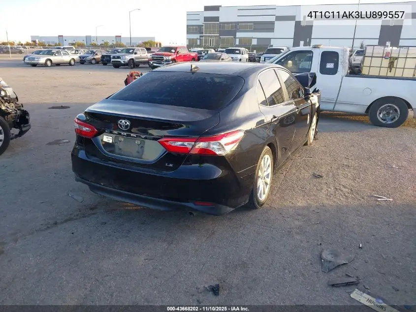 4T1C11AK3LU899557 2020 Toyota Camry Le