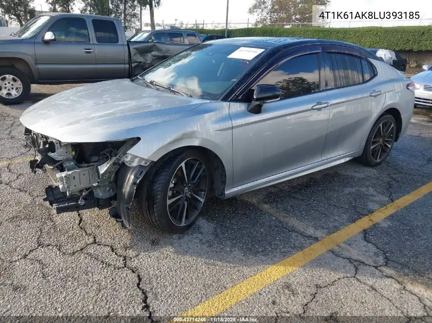 4T1K61AK8LU393185 2020 Toyota Camry Xse