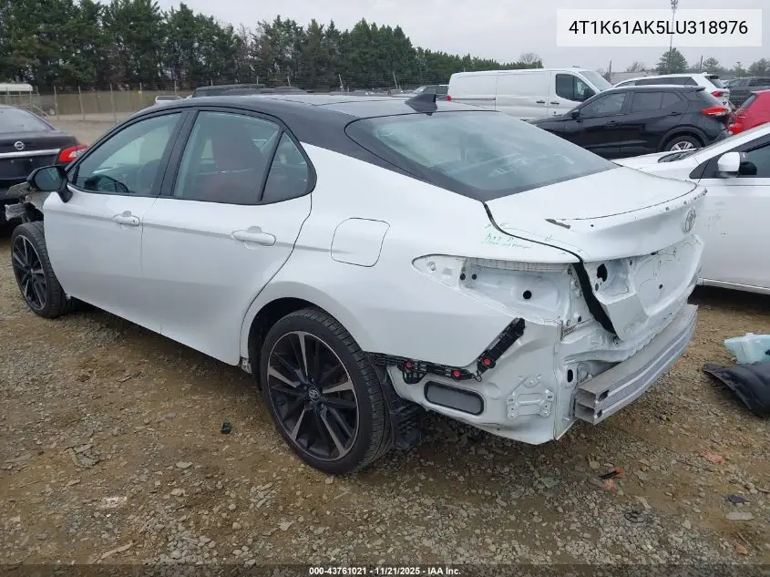 4T1K61AK5LU318976 2020 Toyota Camry Xse