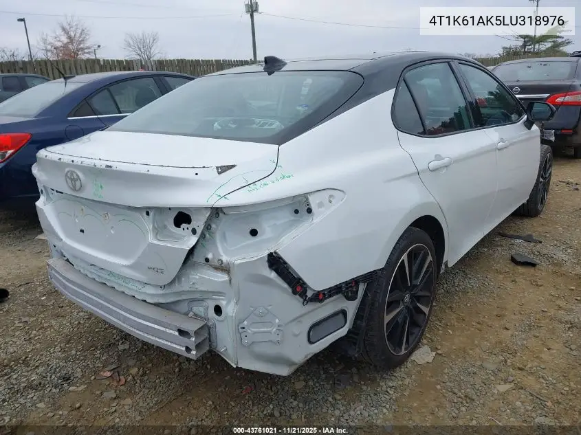 4T1K61AK5LU318976 2020 Toyota Camry Xse