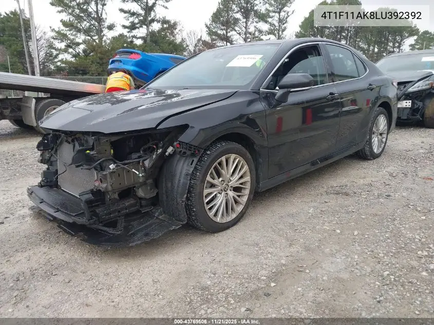 4T1F11AK8LU392392 2020 Toyota Camry Xle