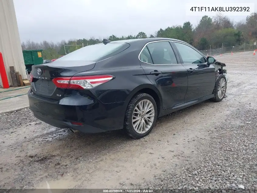 4T1F11AK8LU392392 2020 Toyota Camry Xle