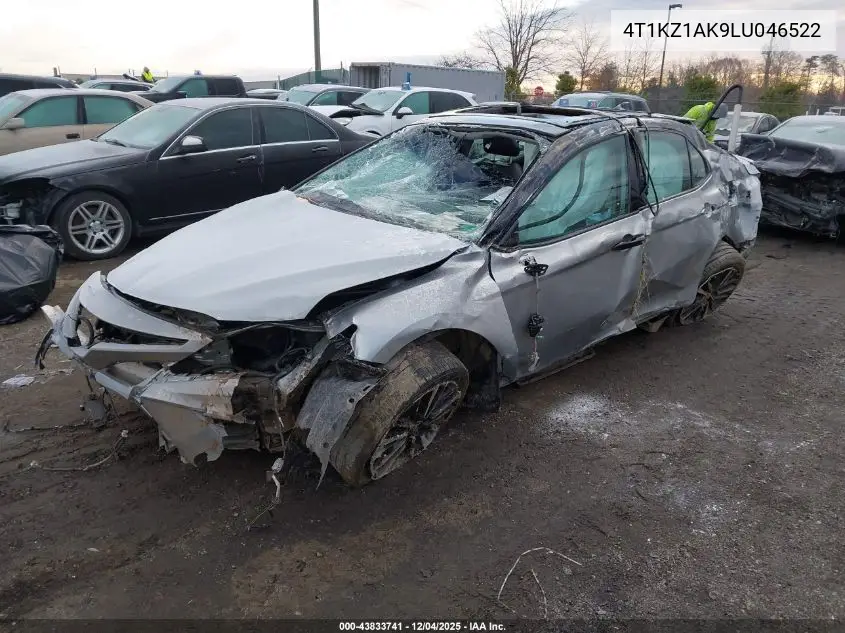 4T1KZ1AK9LU046522 2020 Toyota Camry Xse V6
