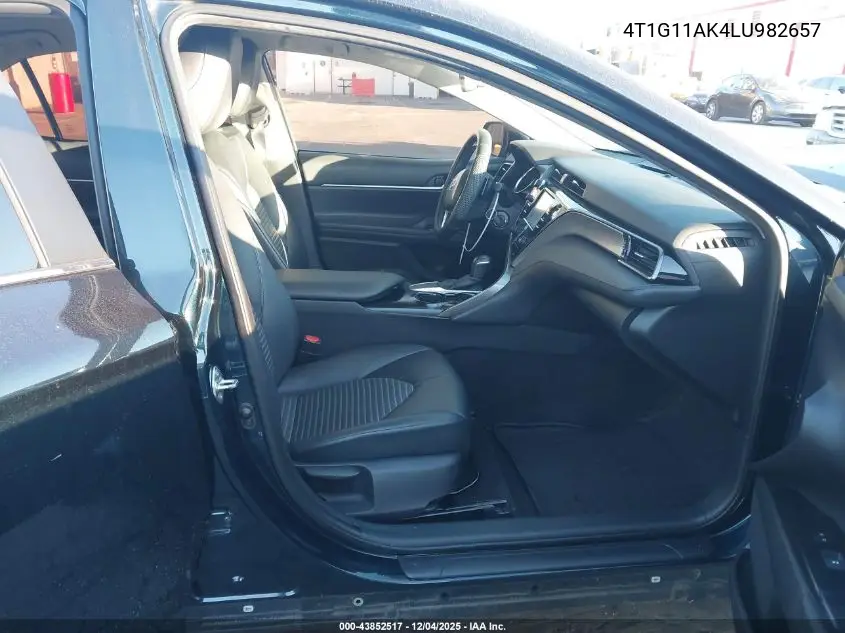 4T1G11AK4LU982657 2020 Toyota Camry Se