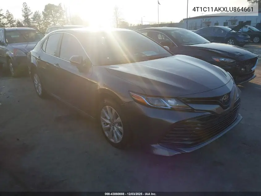 4T1C11AKXLU864661 2020 Toyota Camry Le