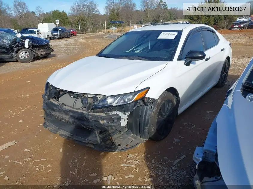 4T1C11AK1LU360337 2020 Toyota Camry Le