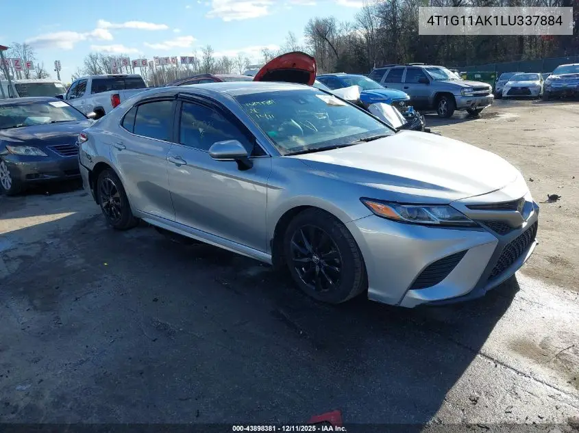 4T1G11AK1LU337884 2020 Toyota Camry Se
