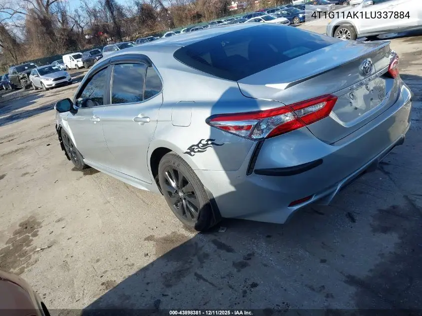4T1G11AK1LU337884 2020 Toyota Camry Se