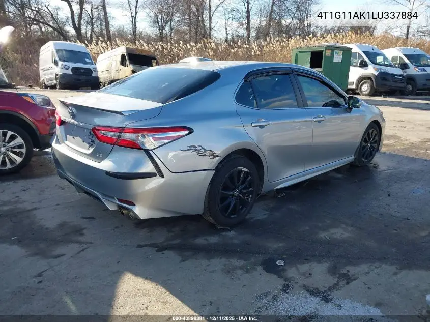 4T1G11AK1LU337884 2020 Toyota Camry Se