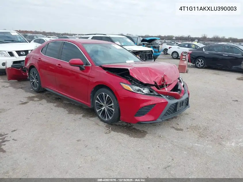 4T1G11AKXLU390003 2020 Toyota Camry Se
