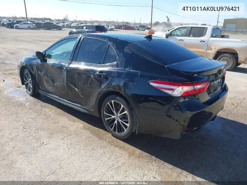 4T1G11AK0LU976421 2020 Toyota Camry Se