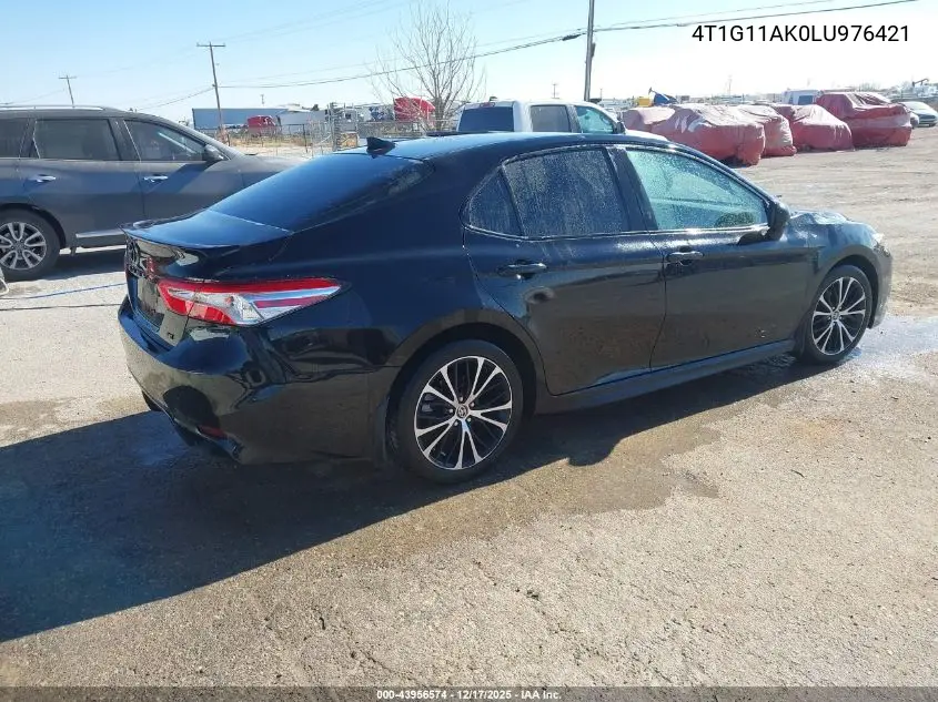 4T1G11AK0LU976421 2020 Toyota Camry Se