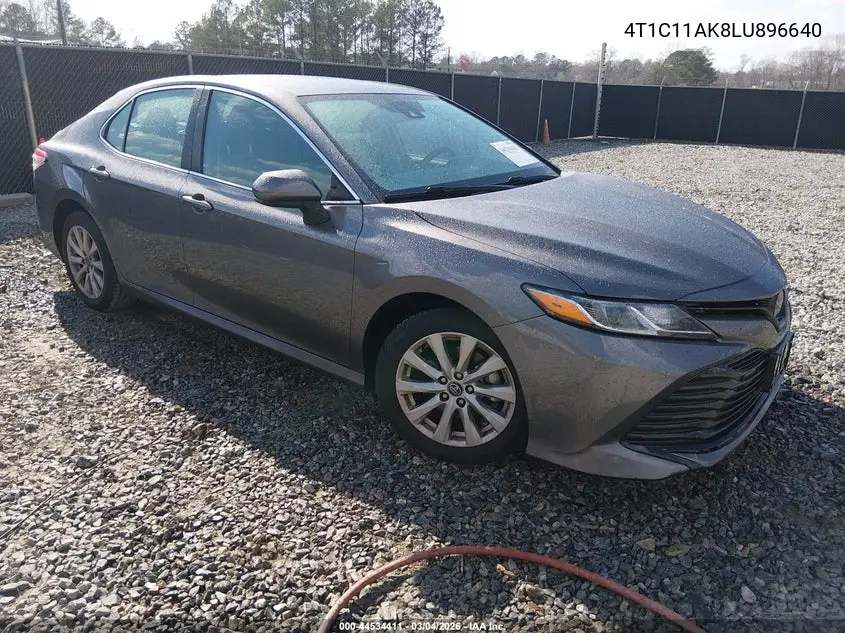 4T1C11AK8LU896640 2020 Toyota Camry Le