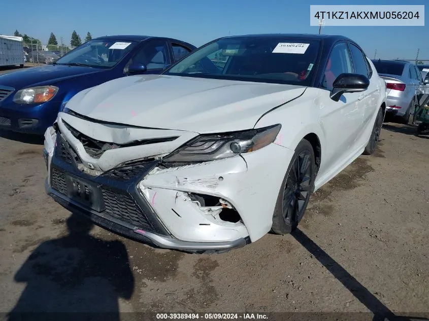 Auction sale of the 2021 Toyota Camry , vin: 4T1KZ1AKXMU056204, lot number: 39389494
