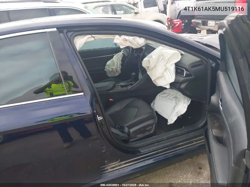 4T1K61AK5MU519116 2021 Toyota Camry Xse
