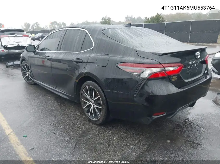 4T1G11AK6MU553764 2021 Toyota Camry Se