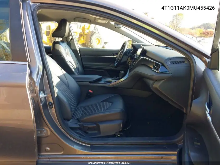 4T1G11AK0MU455426 2021 Toyota Camry Se