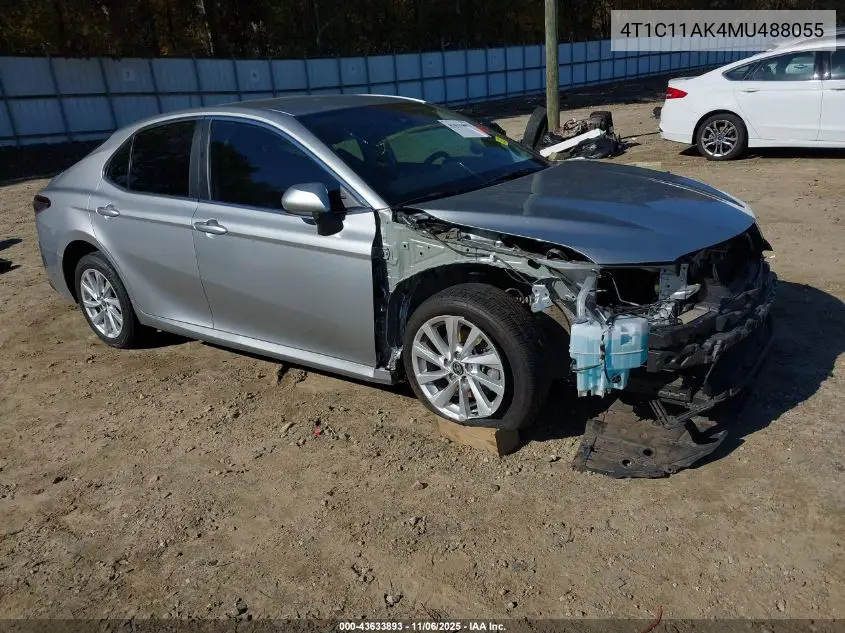 4T1C11AK4MU488055 2021 Toyota Camry Le