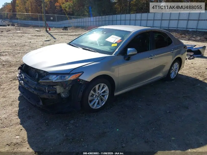 4T1C11AK4MU488055 2021 Toyota Camry Le