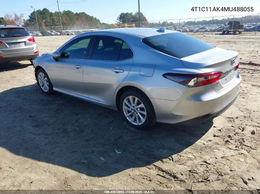 4T1C11AK4MU488055 2021 Toyota Camry Le