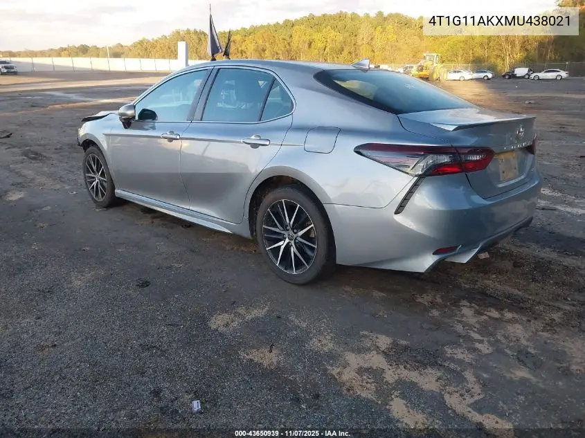 4T1G11AKXMU438021 2021 Toyota Camry Se
