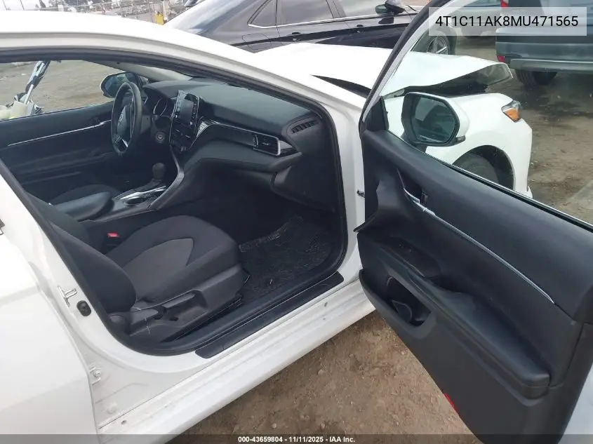 4T1C11AK8MU471565 2021 Toyota Camry Le