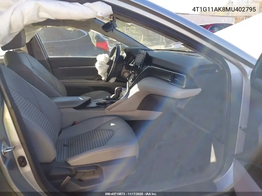 4T1G11AK8MU402795 2021 Toyota Camry Se