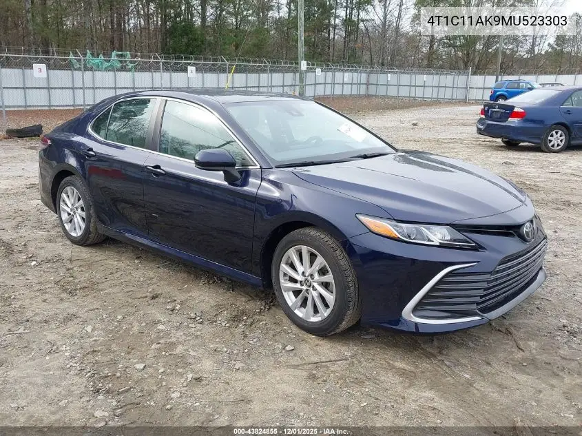 4T1C11AK9MU523303 2021 Toyota Camry Le