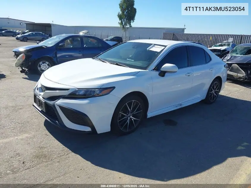4T1T11AK3MU523054 2021 Toyota Camry Se