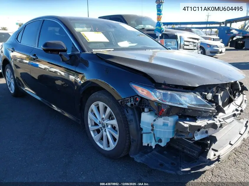 4T1C11AK0MU604495 2021 Toyota Camry Le