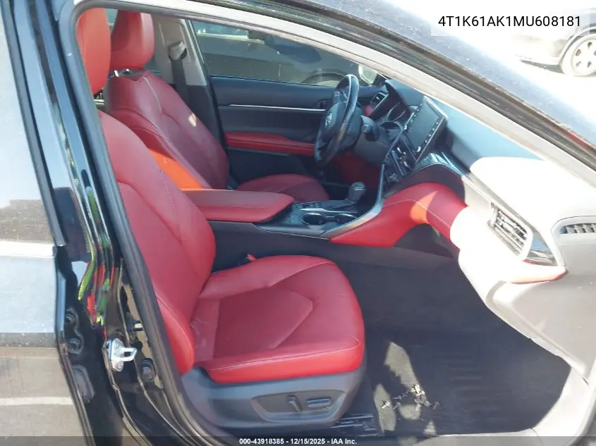 4T1K61AK1MU608181 2021 Toyota Camry Xse