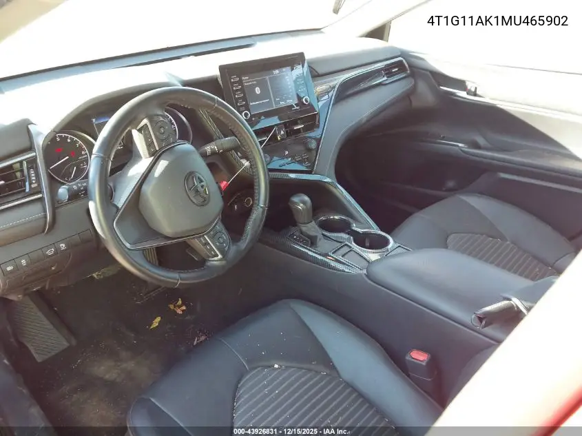 4T1G11AK1MU465902 2021 Toyota Camry Se