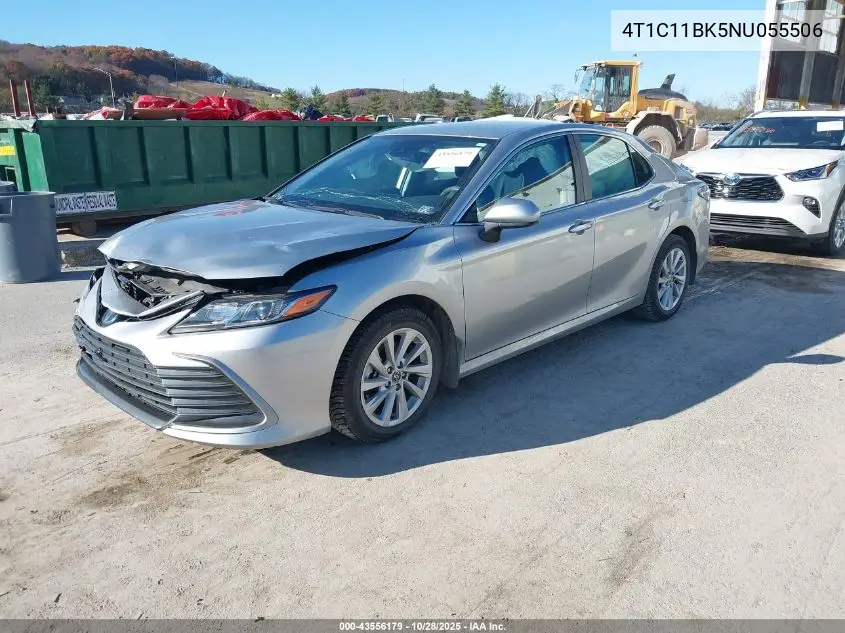 4T1C11BK5NU055506 2022 Toyota Camry Le Awd